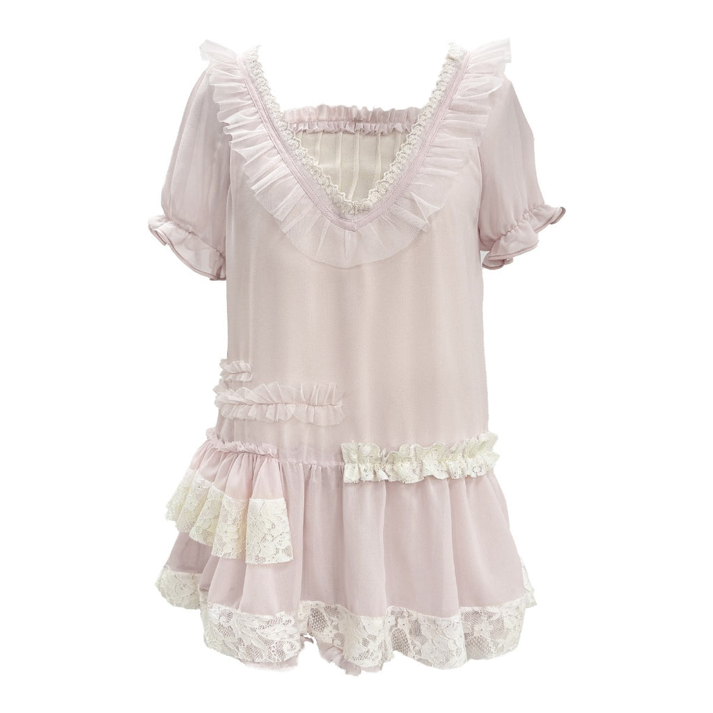 Rose_island_Asymmetric_Ruched_Chiffon_Women's_Casual_Mini_Dresses_923874437955_MISSTT