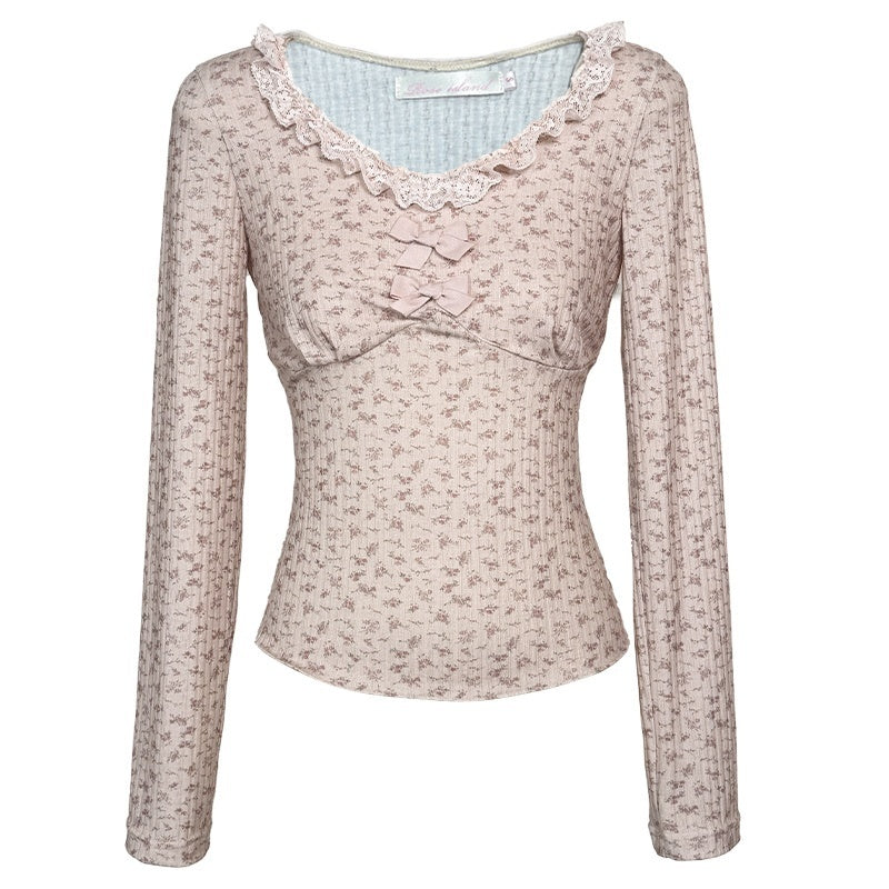 Rose_island_Contrast_Lace_Hand_Sewn_Bow_Slim_Knit_Women's_Long_Sleeve_T-shirts_1084233439968_MISSTT