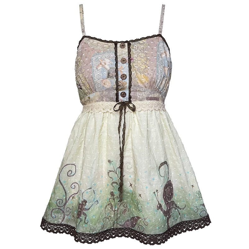 Rose_island_Cute_Cottagecore_Moss_Garden_Print_Women's_Cotton_Slip_Mini_Dresses_1087225612043_MISSTT