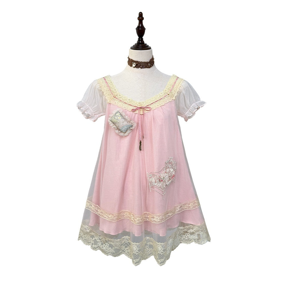 Rose_island_Embroidered_French_Lace_Mesh_Women's_Polyamide_Babydoll_Mini_Dresses_1071189523394_MISSTT