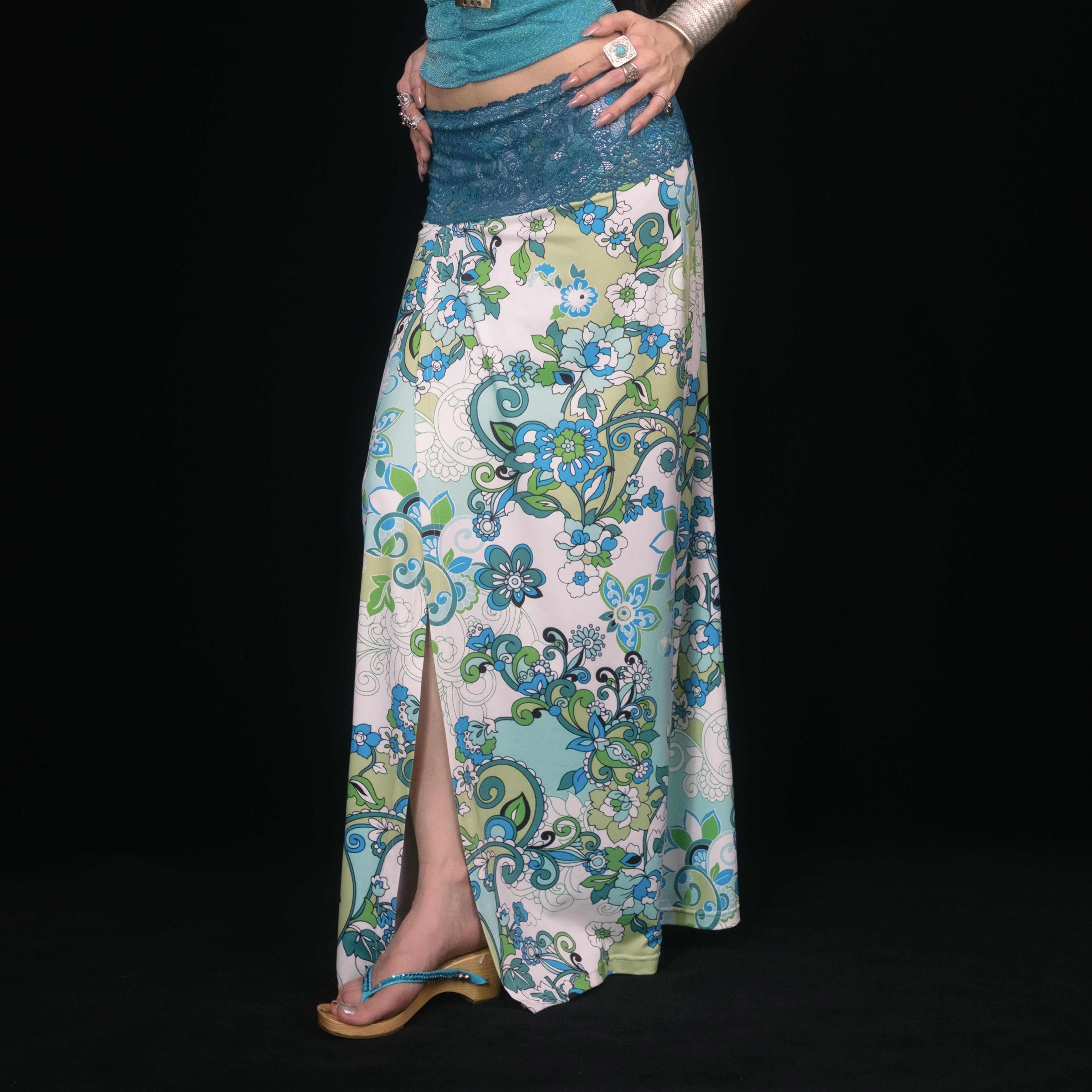 SCCREBEL_Blue_Green_Paisley_Print_Tie_Splice_Front_Slit_Low_Waist_Women's_Skirted_Bikinis_1047553877895_MISSTT