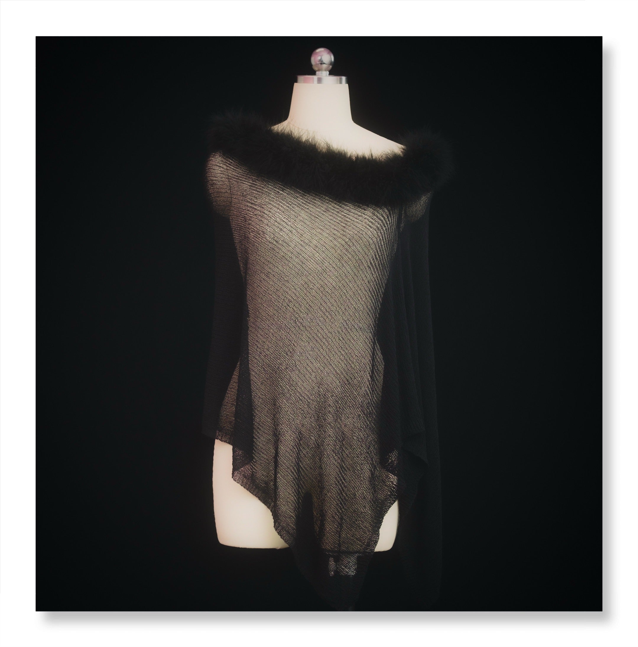 SCCREBEL_East_Asian_Off_Shoulder_Open_Knit_Plush_Cape_Women's_Polyester_Tube_Tops_980144627619_MISSTT