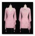 SCCREBEL_Light_Pink_Rose_Crossover_Neck_Puff_Sleeve_Women's_Off-shoulder_Mini_Dresses_1047670997064_MISSTT
