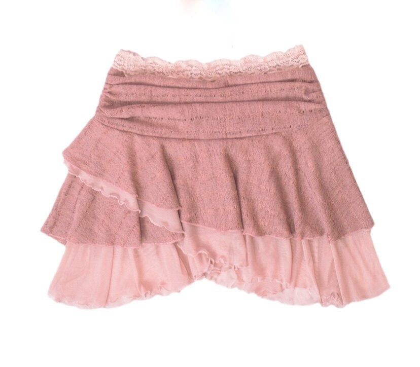 SCCREBEL_Lotus_Pink_Handmade_Rose_Hollow_Knit_Ballet_Women's_Polyester_Camisoles_715359531005_MISSTT