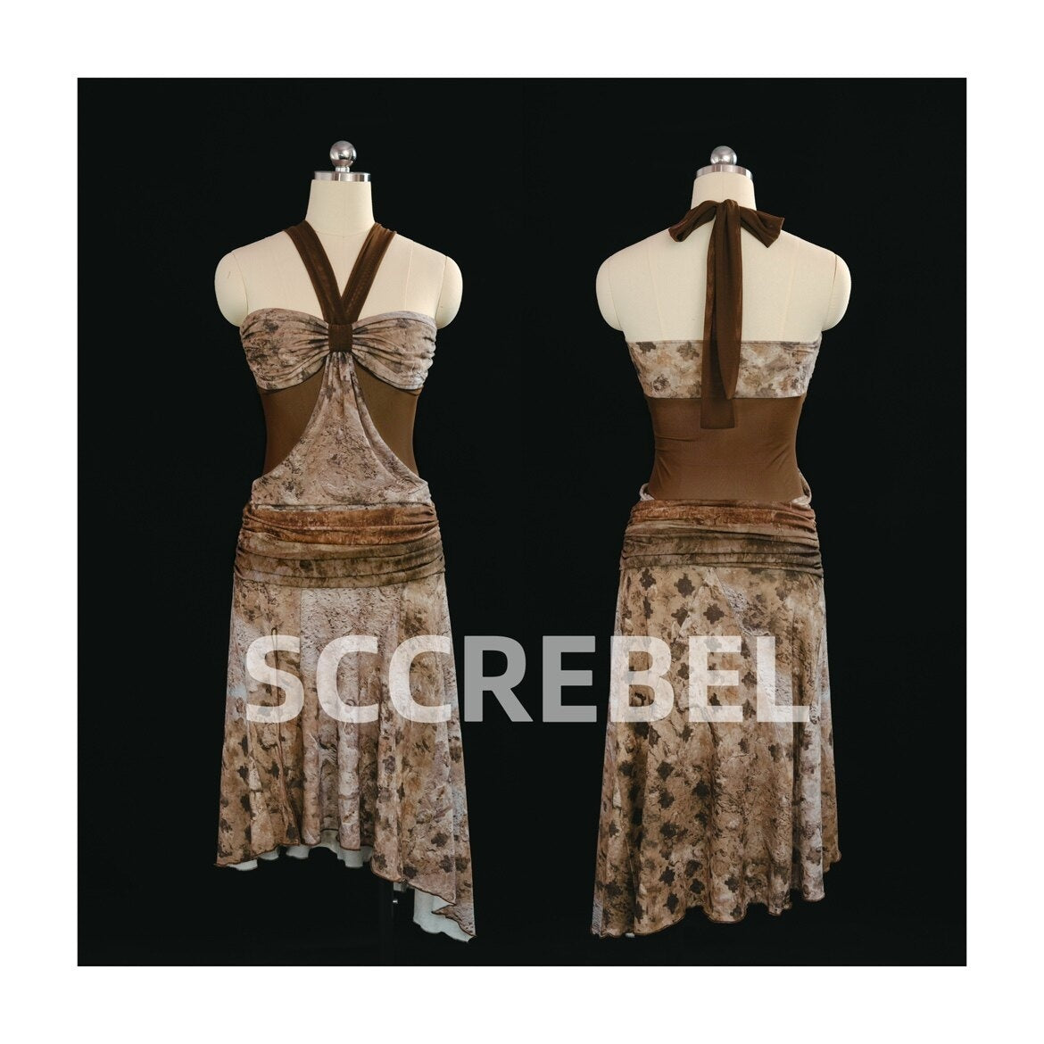 SCCREBEL_Vintage_Print_Mesh_Asymmetric_High_Slit_Women's_Spandex_Halter_Midi_Dresses_845993687039_MISSTT