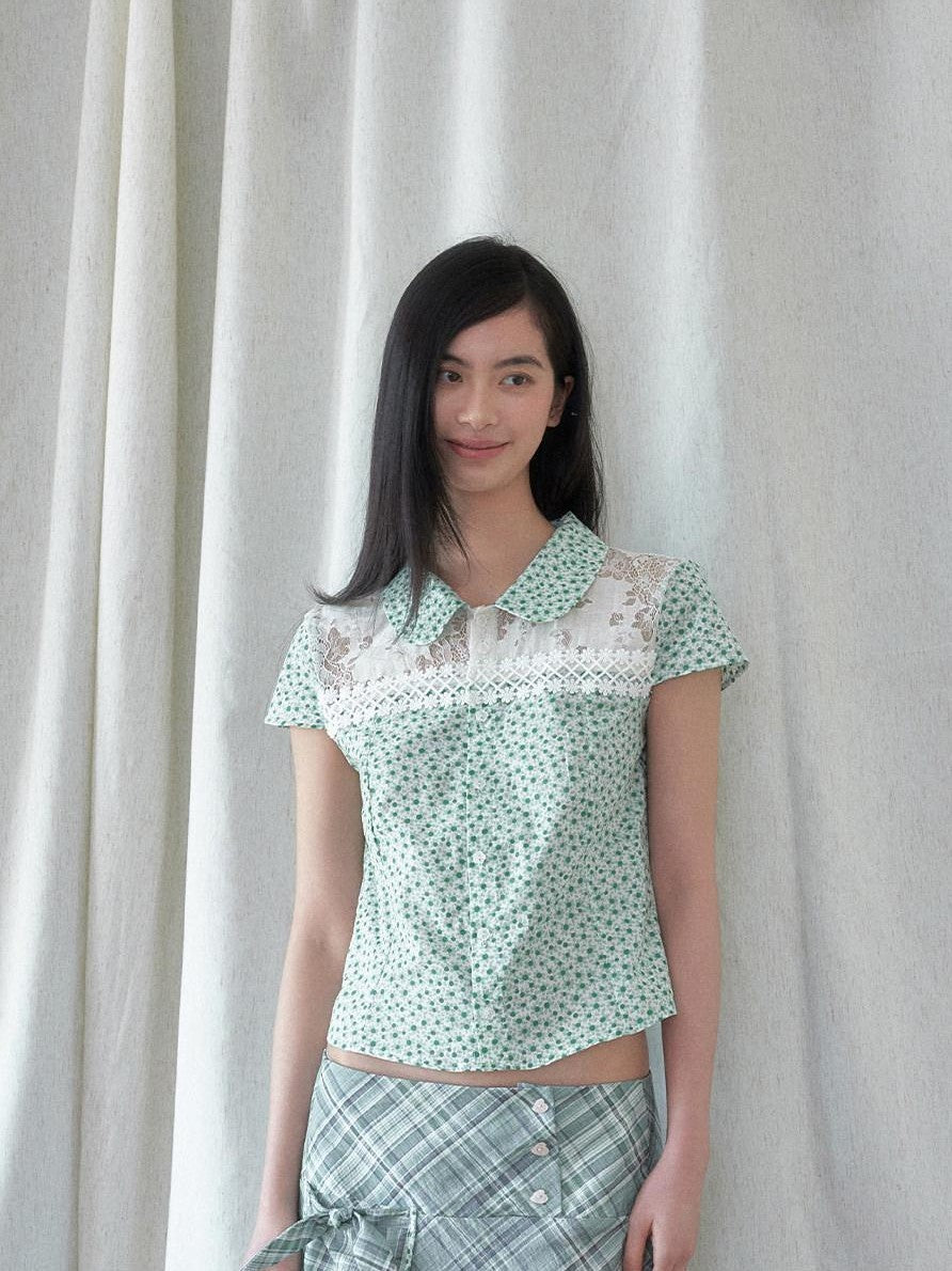 SENSELF Mint Green Blue Vintage Plaid Bias Cut Low Waist Women's Mermaid Skirts