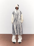 SENSELF Textured White Multiway Two Piece Women's Woolen Longline Vests