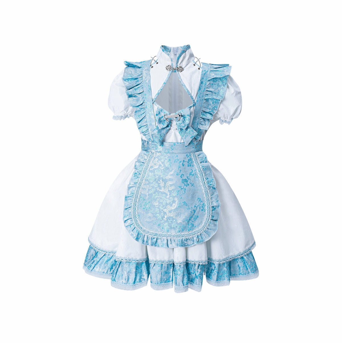 SHYSHYBITE_Jacquard_Dragon_Angel_Lolita_Puff_Sleeve_High_Waist_Women's_Cotton_Casual_Mini_Dresses_796909813193_MISSTT
