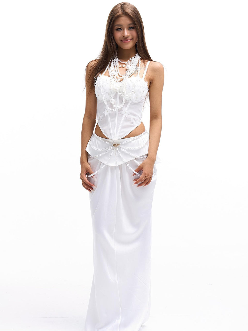 START THE ENGINE 3d Butterfly Sheer Corset Style Lace Up Slim Fit Women's Polyester Camisoles