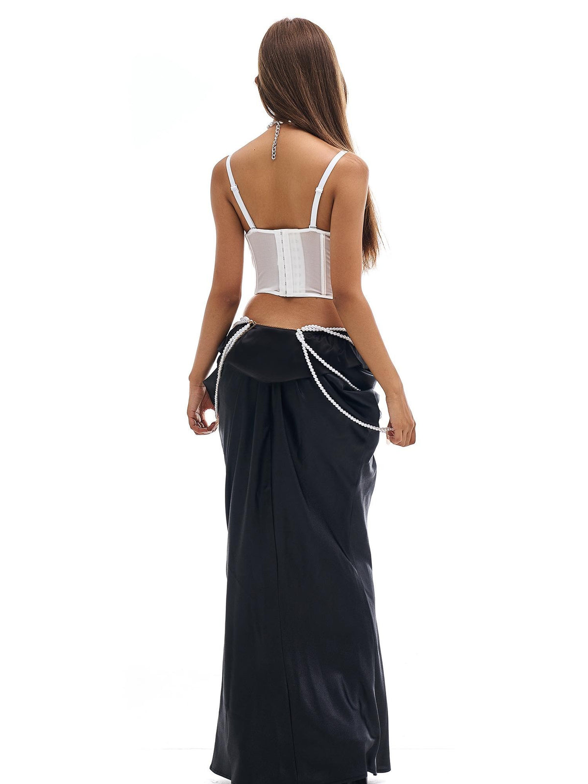 START THE ENGINE 3d Butterfly Sheer Corset Style Lace Up Slim Fit Women's Polyester Camisoles