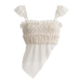 START_THE_ENGINE_Asymmetric_Ruffled_Pleated_Chiffon_Women's_Camisoles_1069752269809_MISSTT