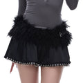 START_THE_ENGINE_Black_Faux_Fur_Spliced_Low_Waist_Slim_Women's_Polyester_Mini_Skirts_994740060503_MISSTT