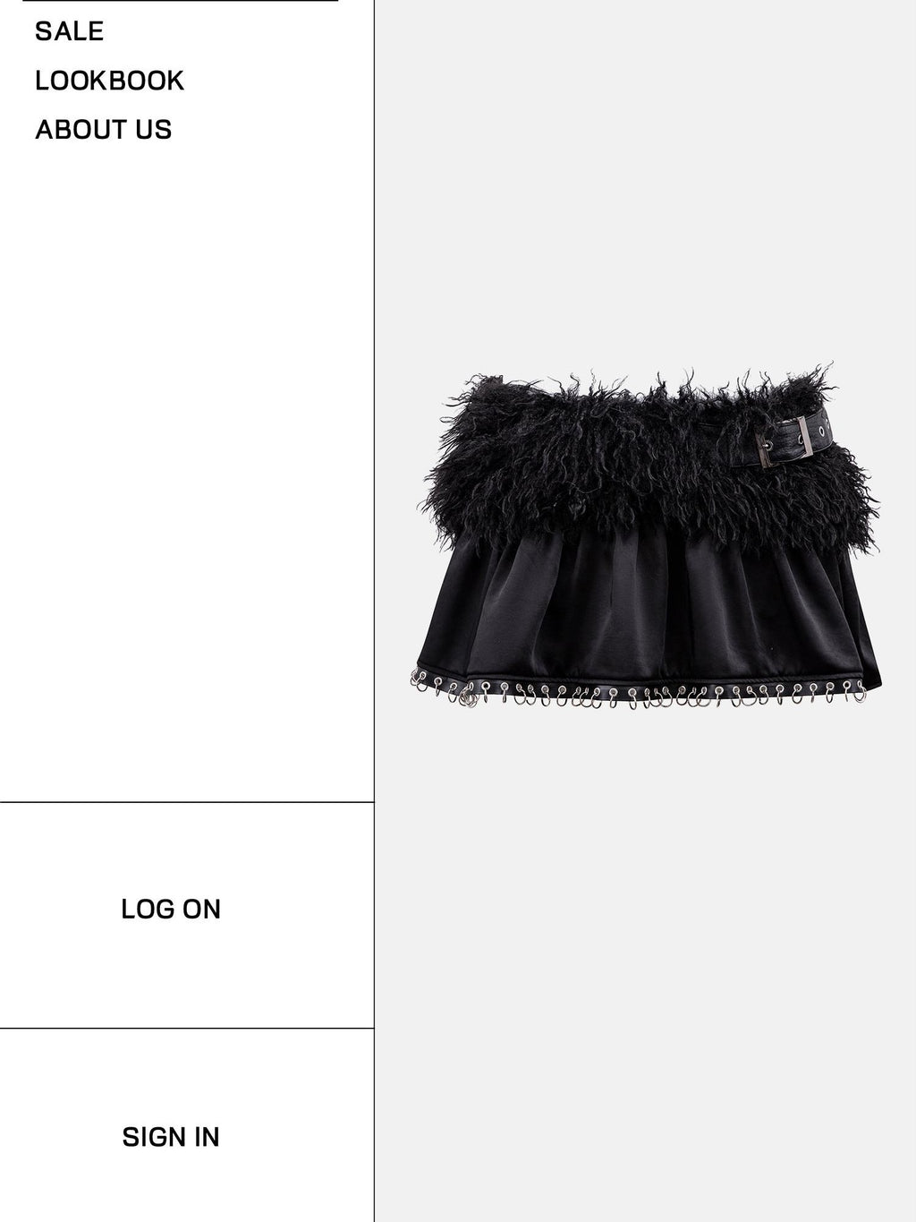 START THE ENGINE Black Faux Fur Spliced Low Waist Slim Women's Polyester Mini Skirts