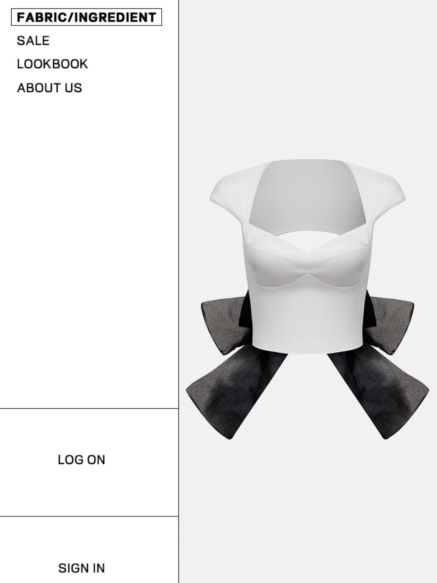 START THE ENGINE Bow Backless Padded Shoulder Short Sleeve Slim Fit Women's Polyester Crop Tops