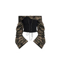 START_THE_ENGINE_Camouflage_Lace_Up_Bandeau_Spliced_Women's_Cotton_Blend_Off-shoulder_Blouses_826558469612_MISSTT
