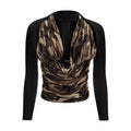 START_THE_ENGINE_Camouflage_Spliced_Deep_V_Tie_Women's_Viscose_Long_Sleeve_T-shirts_979116343402_MISSTT