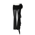 START_THE_ENGINE_Colorblock_Floral_Ribbon_Women's_Stretch_Polyester_Skinny_Pants_930831109009_MISSTT