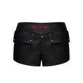 START_THE_ENGINE_Colorblock_Graphic_Print_Pu_Leather_Low_Waist_Women's_Hot_Pants_852860358045_MISSTT