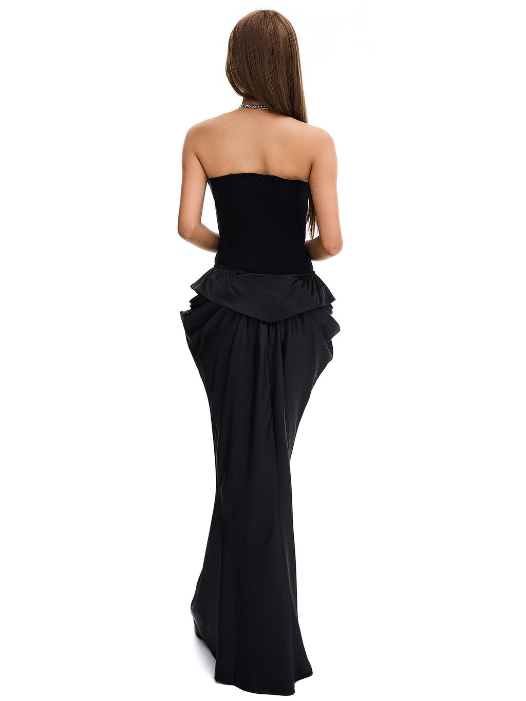 START THE ENGINE Dark Cutout Corset Style Slim Fit Women's Tube Tops