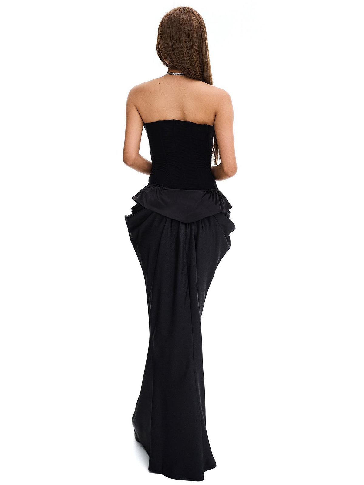START THE ENGINE Dark Cutout Corset Style Slim Fit Women's Tube Tops