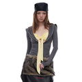 START_THE_ENGINE_Grey_Faux_Two_Piece_Lapel_Button_Women's_Lyocell_Long_Sleeve_T-shirts_993050234420_MISSTT