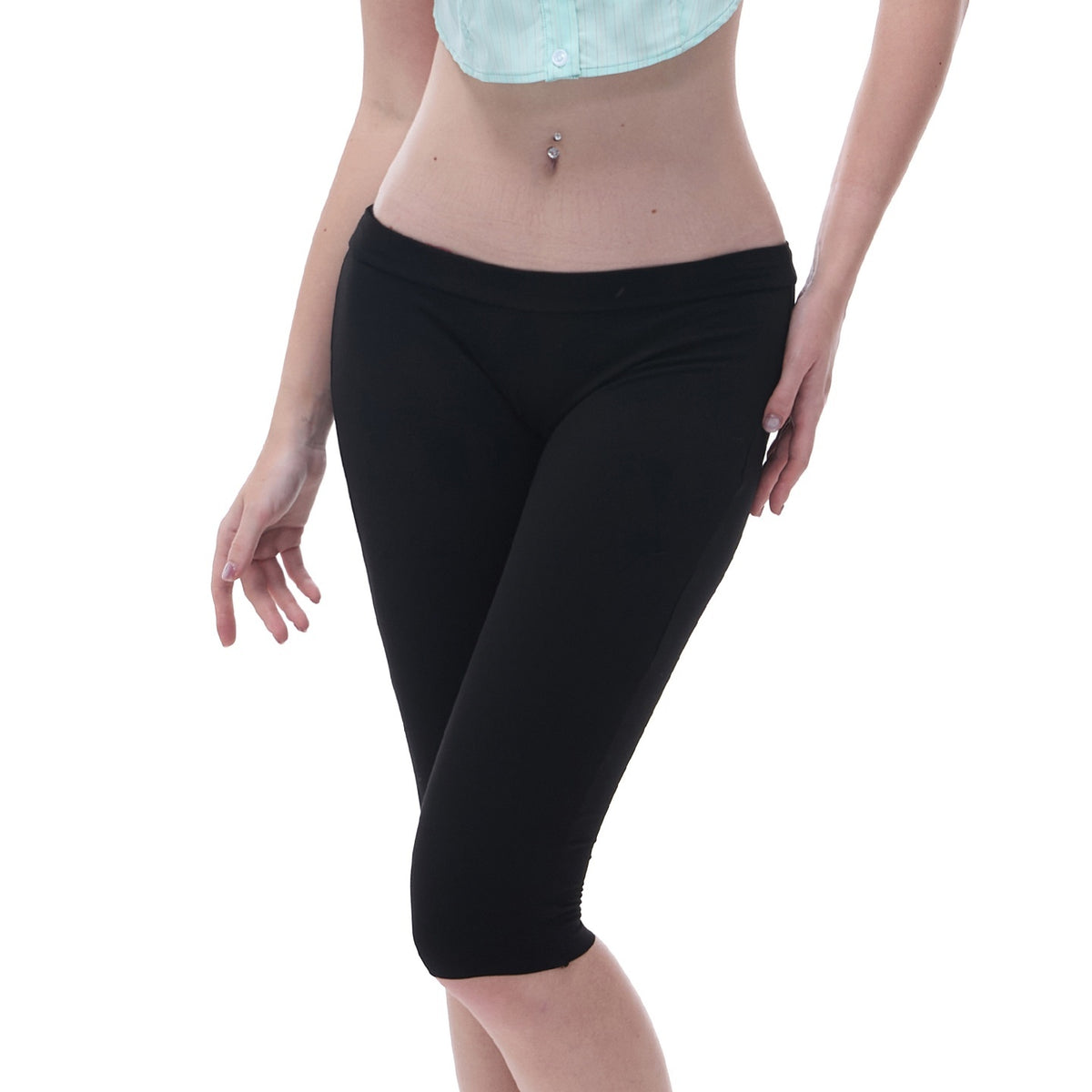 START_THE_ENGINE_High_Stretch_Low_Rise_Slimming_Women's_Nylon_Seamless_Shorts_1065230823717_MISSTT