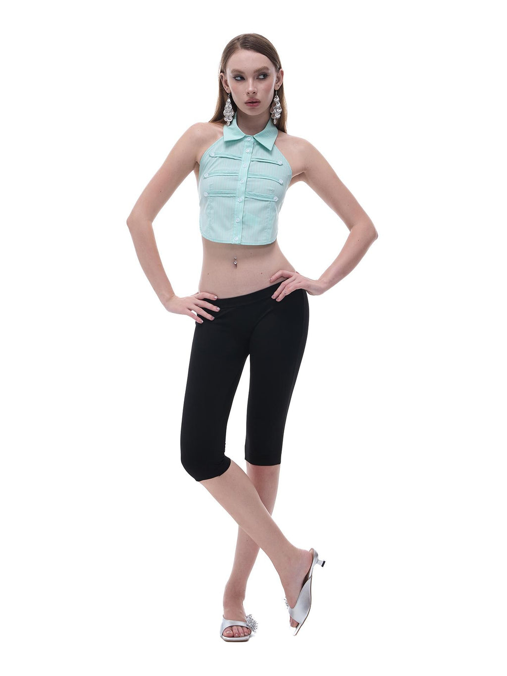 START THE ENGINE High Stretch Low Rise Slimming Women's Nylon Seamless Shorts