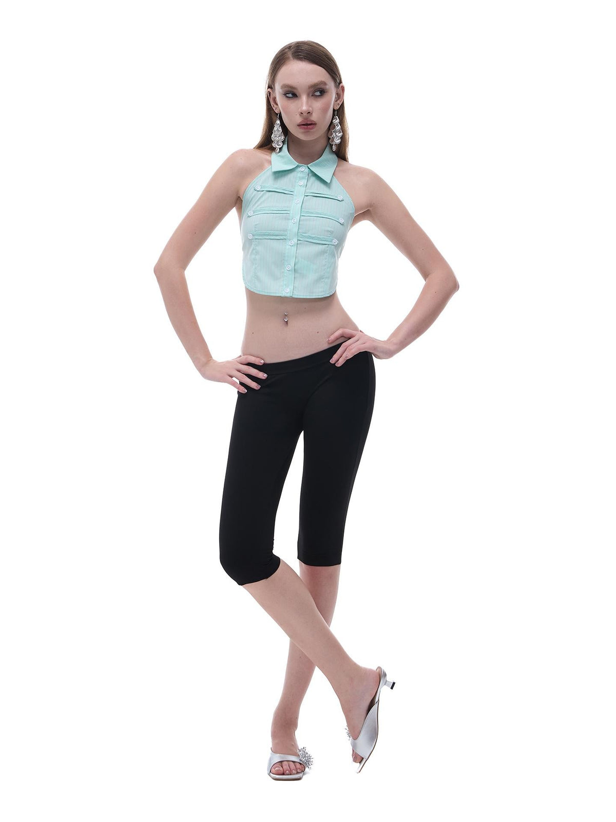 START THE ENGINE High Stretch Low Rise Slimming Women's Nylon Seamless Shorts