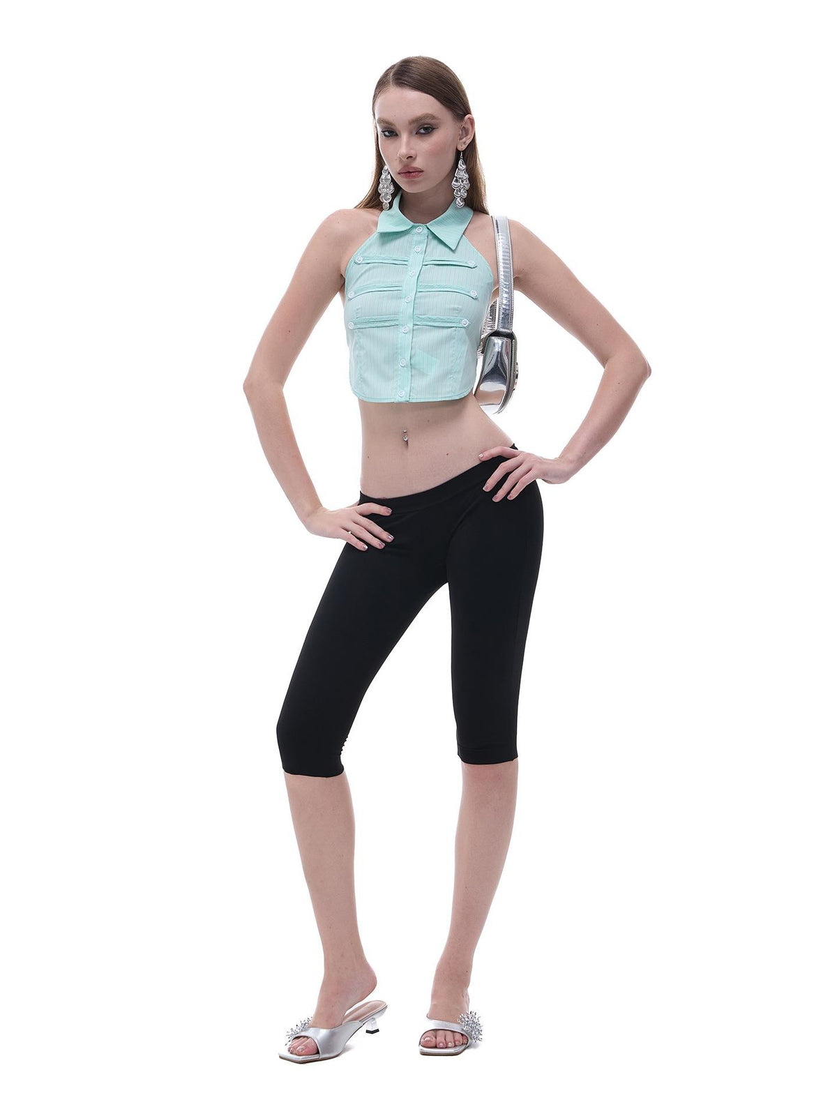 START THE ENGINE High Stretch Low Rise Slimming Women's Nylon Seamless Shorts
