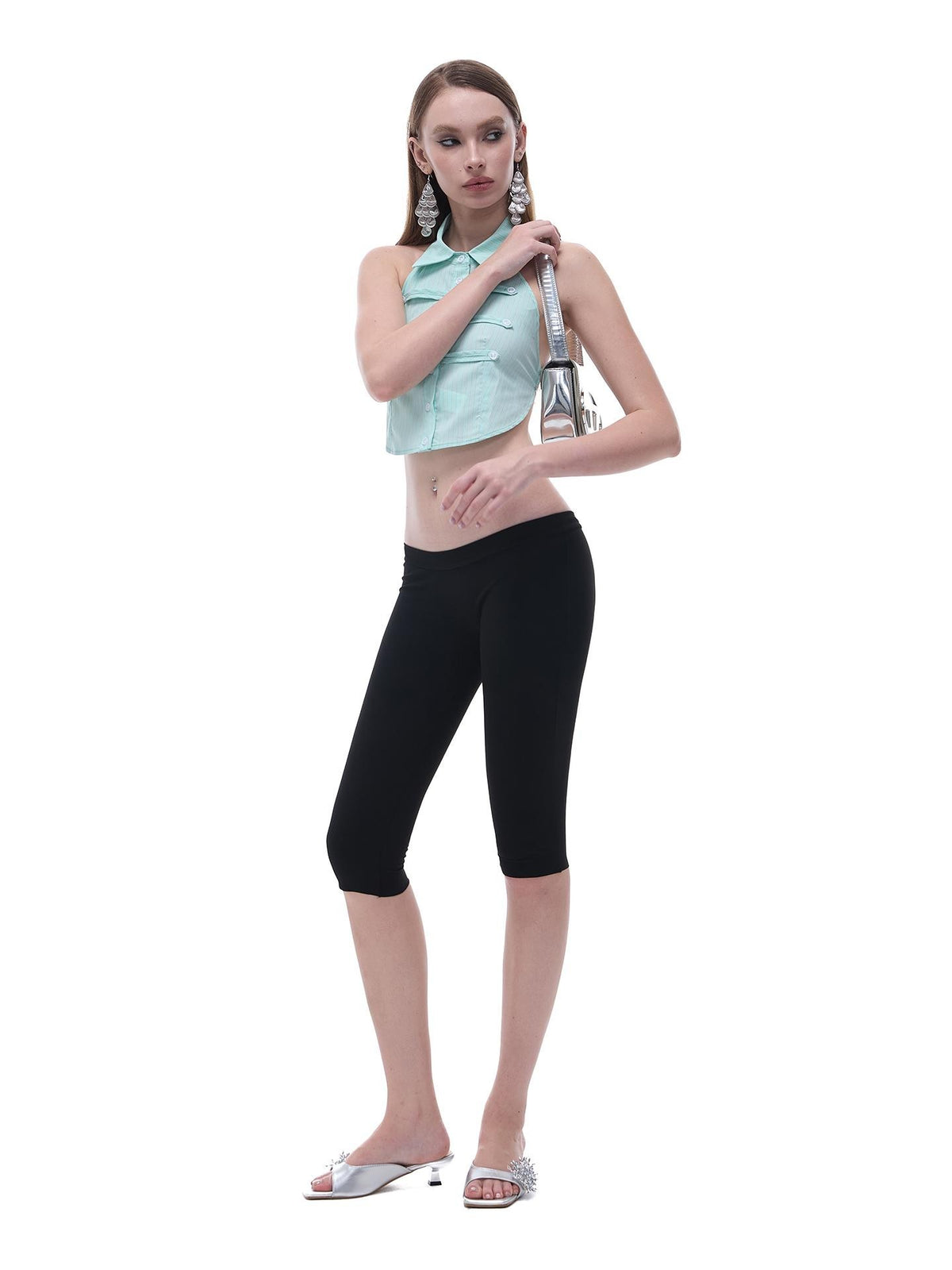 START THE ENGINE High Stretch Low Rise Slimming Women's Nylon Seamless Shorts