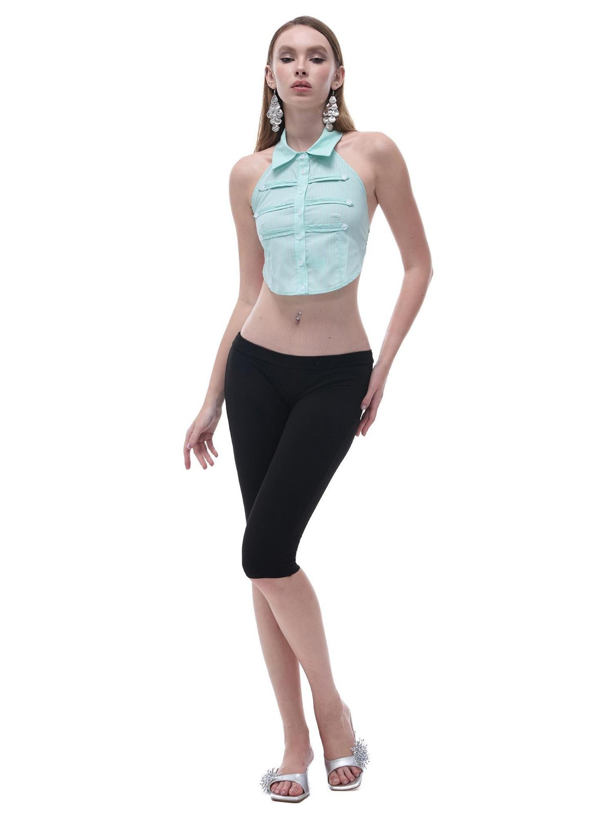 START THE ENGINE High Stretch Low Rise Slimming Women's Nylon Seamless Shorts