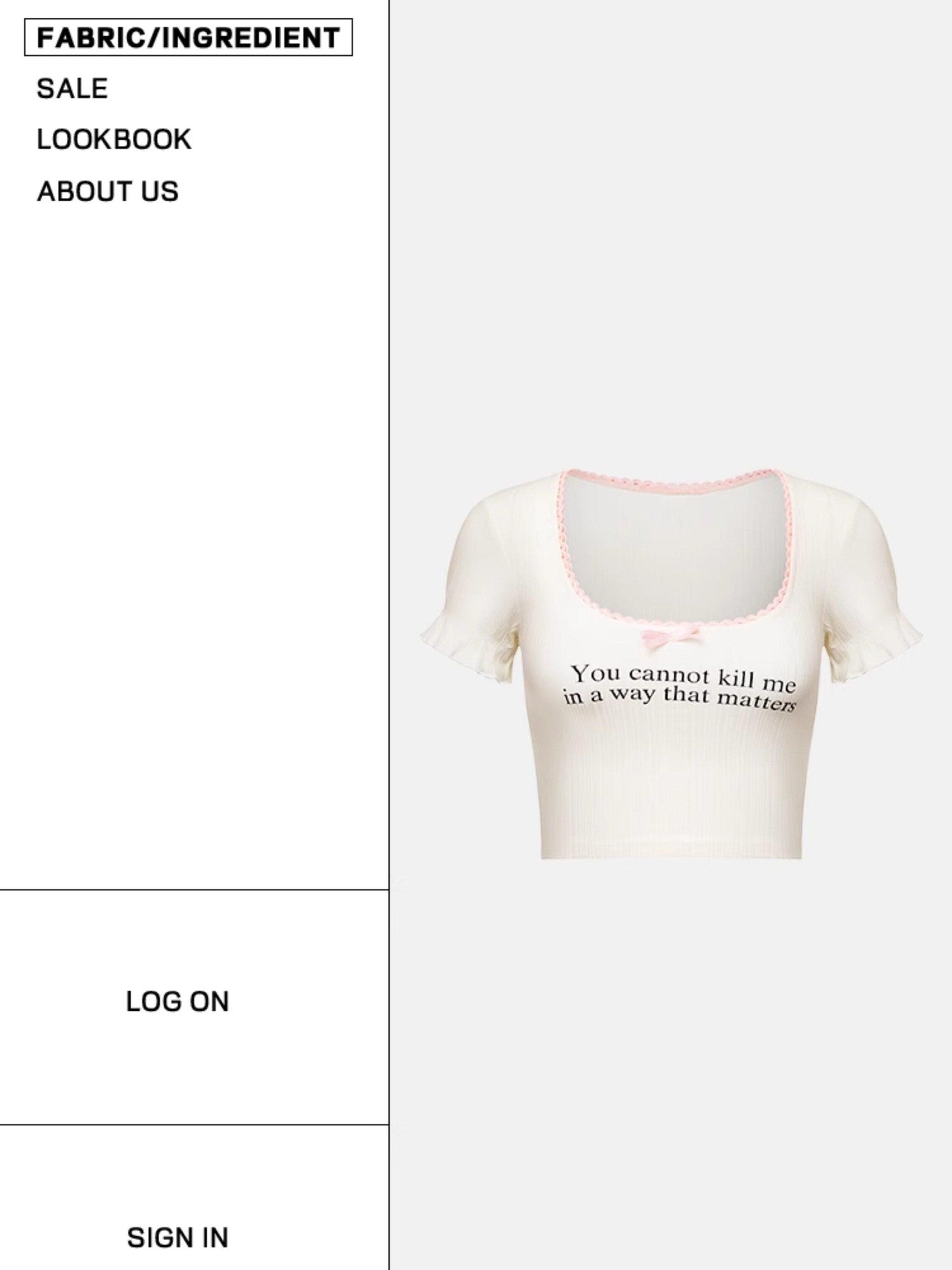START THE ENGINE Lace Bow Square Neck Puff Sleeve Letter Print Slim Fit Women's Cotton Crop Tops