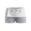 START_THE_ENGINE_Rhinestone_Embroidered_Striped_Low_Waist_Women's_Stretch_Slim_Fit_Hot_Pants_962222656851_MISSTT
