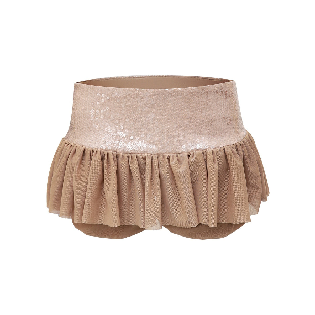 START_THE_ENGINE_Sequin_Mesh_Spliced_Low_Waist_Flared_Women's_Polyester_Mini_Skirts_930823165809_MISSTT