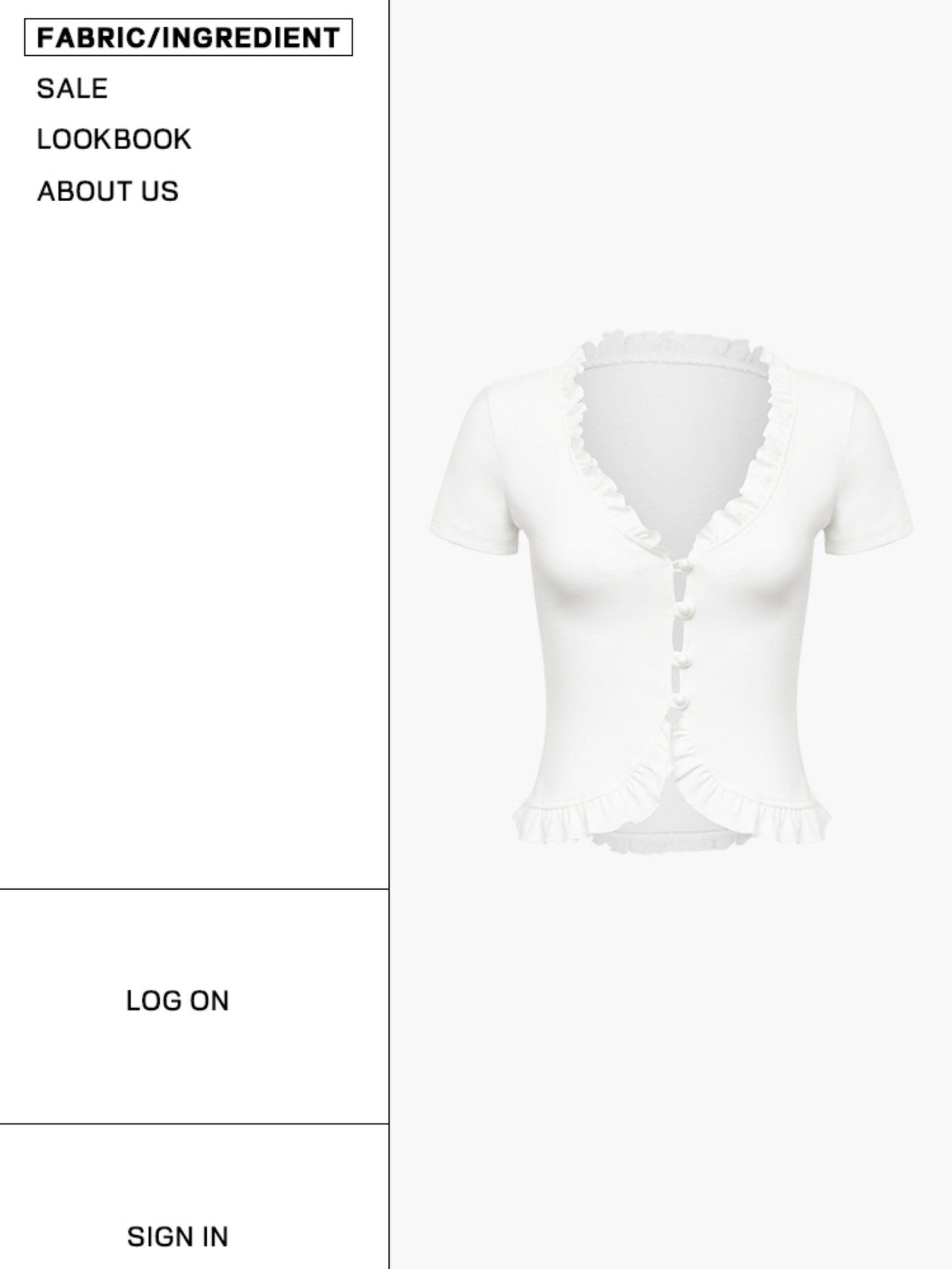 START THE ENGINE White Buttoned Cardigan V-neck Women's Short Sleeve T-shirts