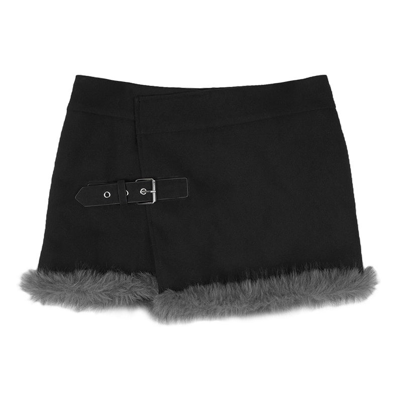 SagiDolls_Black_Faux_Fur_Collar_Wool_Cape_Two_Piece_Women's_Matching_Skirt_Sets_1089854267750_MISSTT