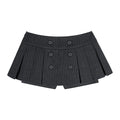 SagiDolls_Black_Grey_Striped_Double_Breasted_Pleated_Women's_Polyester_Skorts_1086742790476_MISSTT