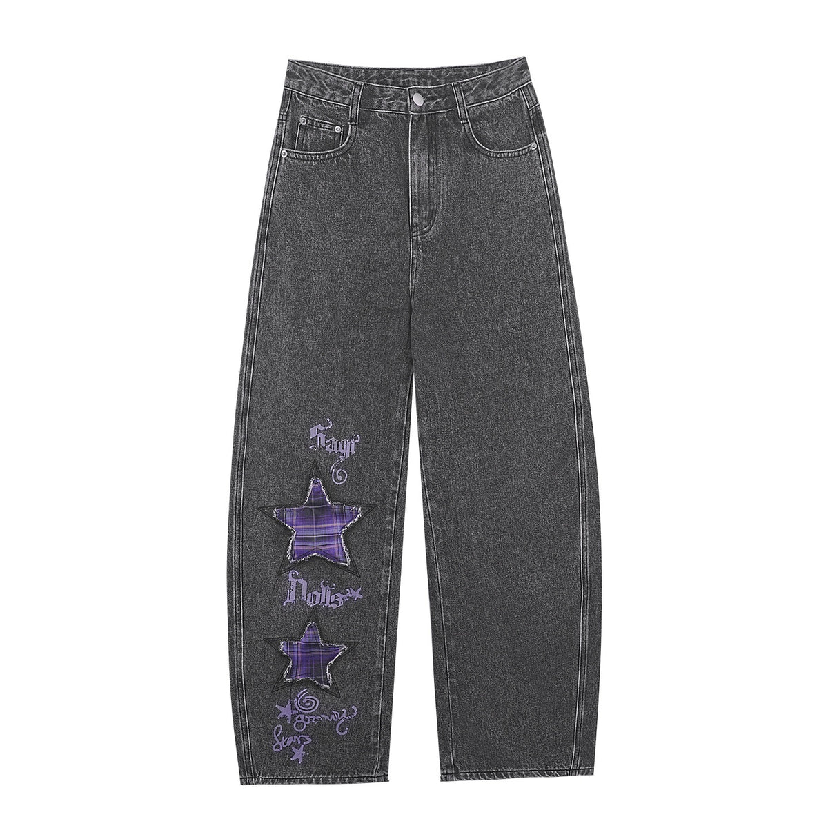SagiDolls_Black_Purple_Print_Cutout_Fake_Two_Piece_Women's_Cotton_Camisoles_1037783007259_MISSTT