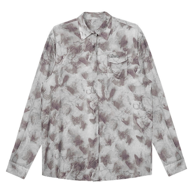 SagiDolls_Butterfly_Print_Polo_Collar_Breathable_Uv_Women's_Viscose_Blend_Shirts_802273154296_MISSTT