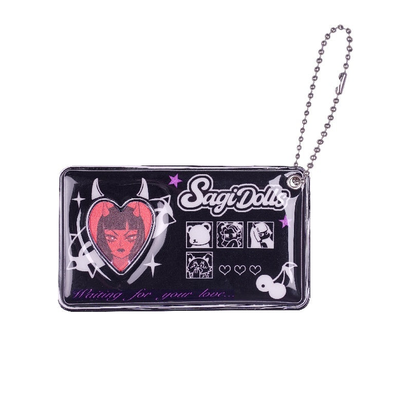 SagiDolls_Cartoon_Sweet_Cool_Card_Holder_Chain_Women's_Keychains_862754567544_MISSTT
