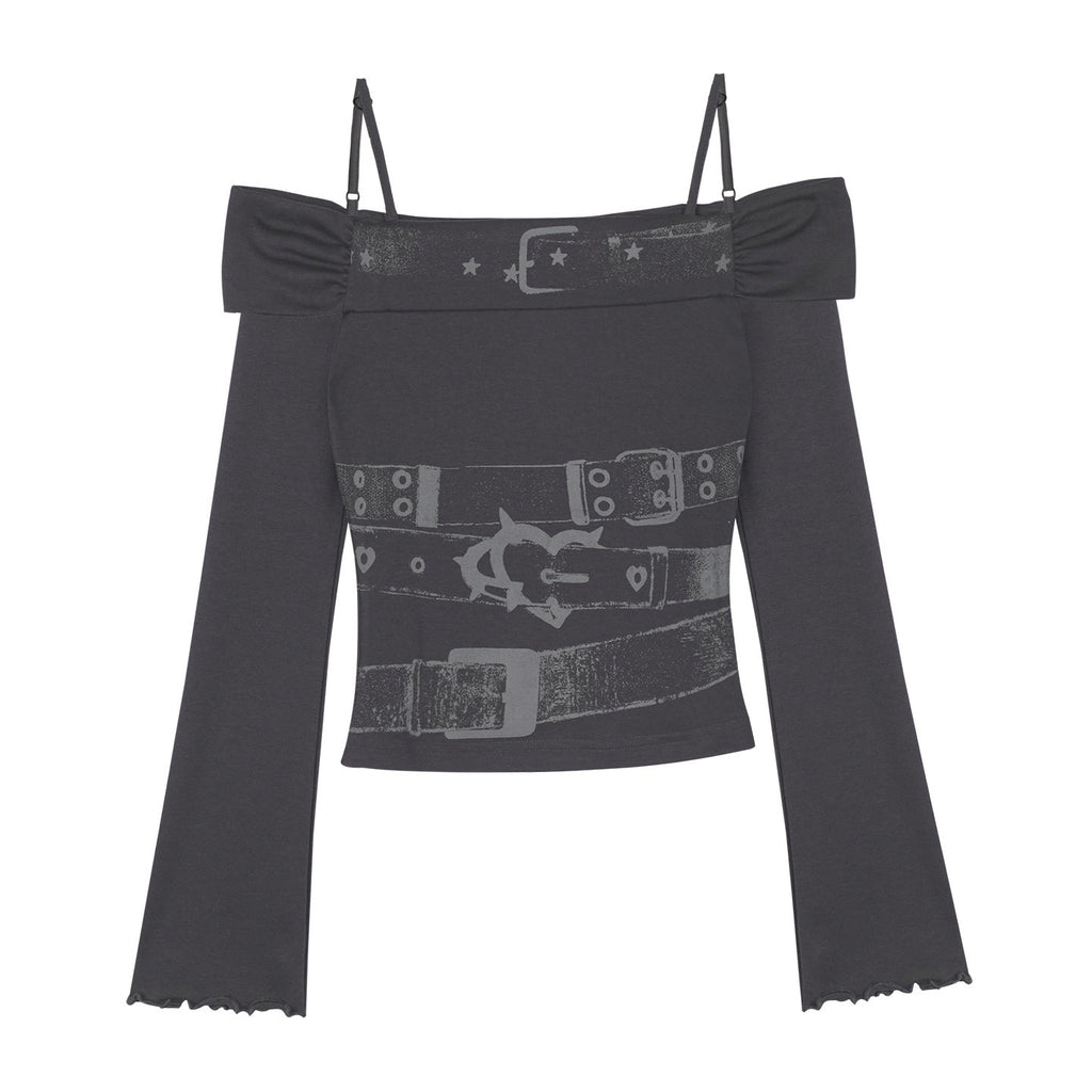 SagiDolls_Girlish_Cross_Print_Hand_Painted_Slim_Fit_Women's_Cotton_Viscose_Blend_Belts_955334609112_MISSTT