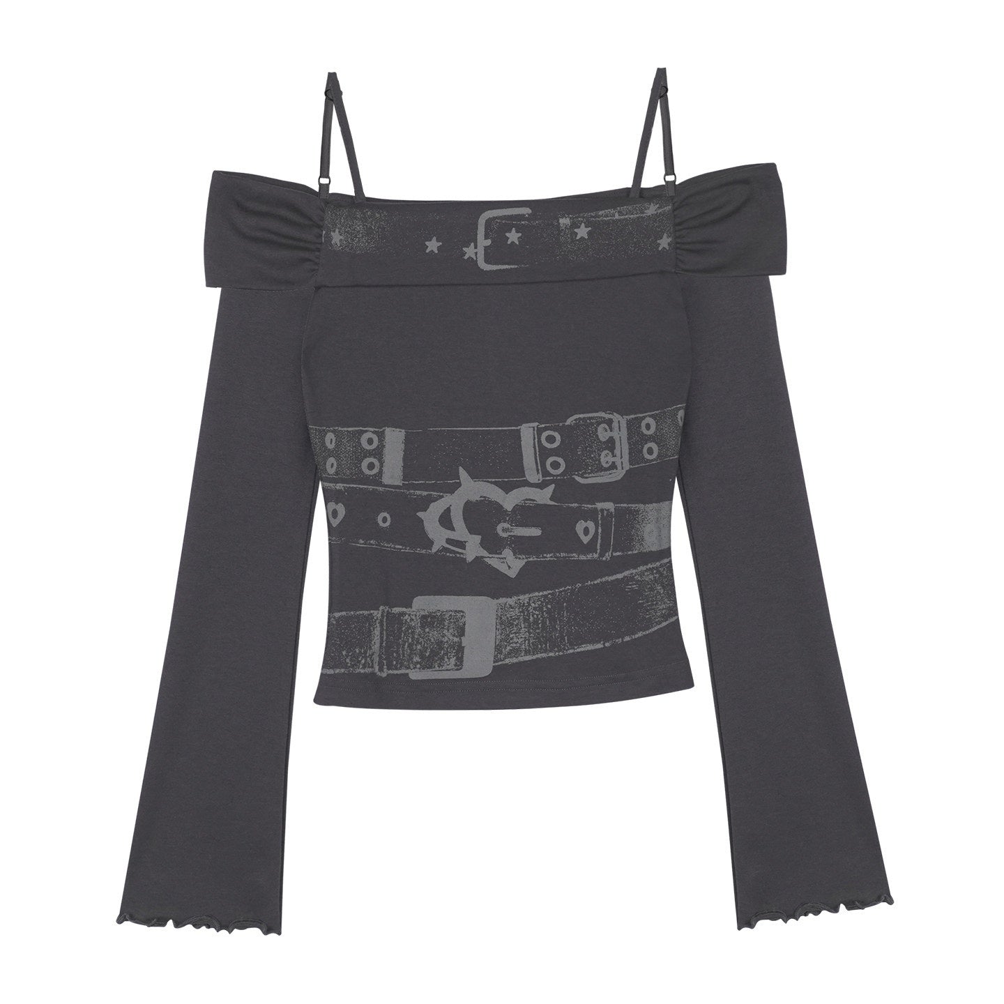 SagiDolls_Girlish_Cross_Print_Hand_Painted_Slim_Fit_Women's_Cotton_Viscose_Blend_Belts_955334609112_MISSTT