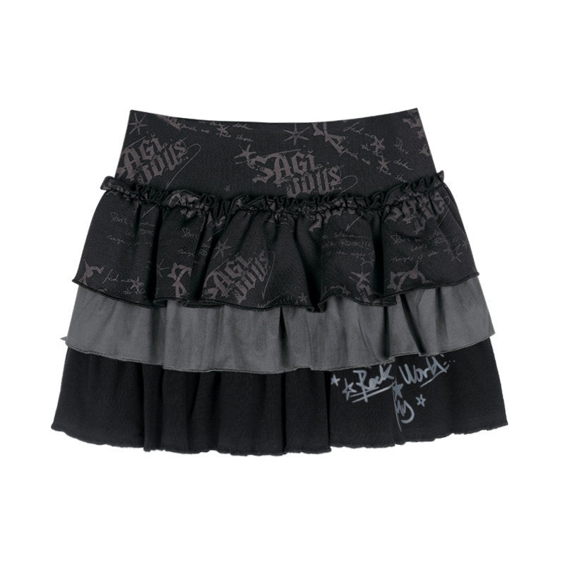 SagiDolls_Graffiti_Number_Print_High_Waist_Women's_Cotton_Blend_Tiered_Skirts_922851694628_MISSTT