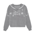 SagiDolls_Grey_Faux_Mink_Sailor_Collar_Letter_Jacquard_Loose_Fit_Women's_Knit_Sweaters_1090791022776_MISSTT
