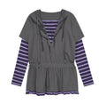 SagiDolls_Grey_Hooded_Printed_Faux_Layered_Women's_Cotton_Blend_Casual_Mini_Dresses_980257438137_MISSTT