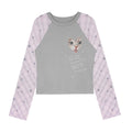 SagiDolls_Grey_Pink_Tongue_Out_Cat_Print_Mesh_Raglan_Sleeve_Women's_Long_Sleeve_T-shirts_1070402896281_MISSTT
