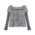 SagiDolls_Layered_Puff_Sleeve_Heart_Print_Faux_Two_Piece_Square_Neck_Women's_Cotton_Long_Sleeve_T-shirts_1087755145968_MISSTT