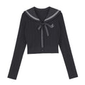 SagiDolls_Moonlit_Sailor_Collar_Bow_Faux_Layered_Women's_Viscose_Blend_Cable-knit_Sweaters_855193833509_MISSTT