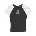 SagiDolls_Plush_Bear_Polka_Dot_Cartoon_Print_Raglan_Women's_Cotton_Short_Sleeve_T-shirts_928088978144_MISSTT