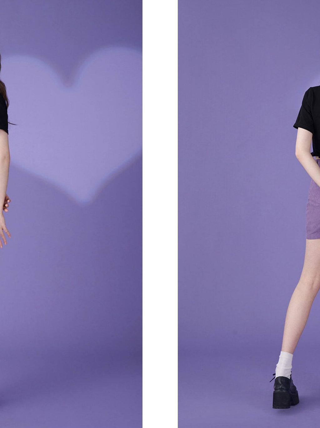 SagiDolls Purple Black Cherry Halter Lettuce Edge Women's Cotton Blend Cropped Cardigans